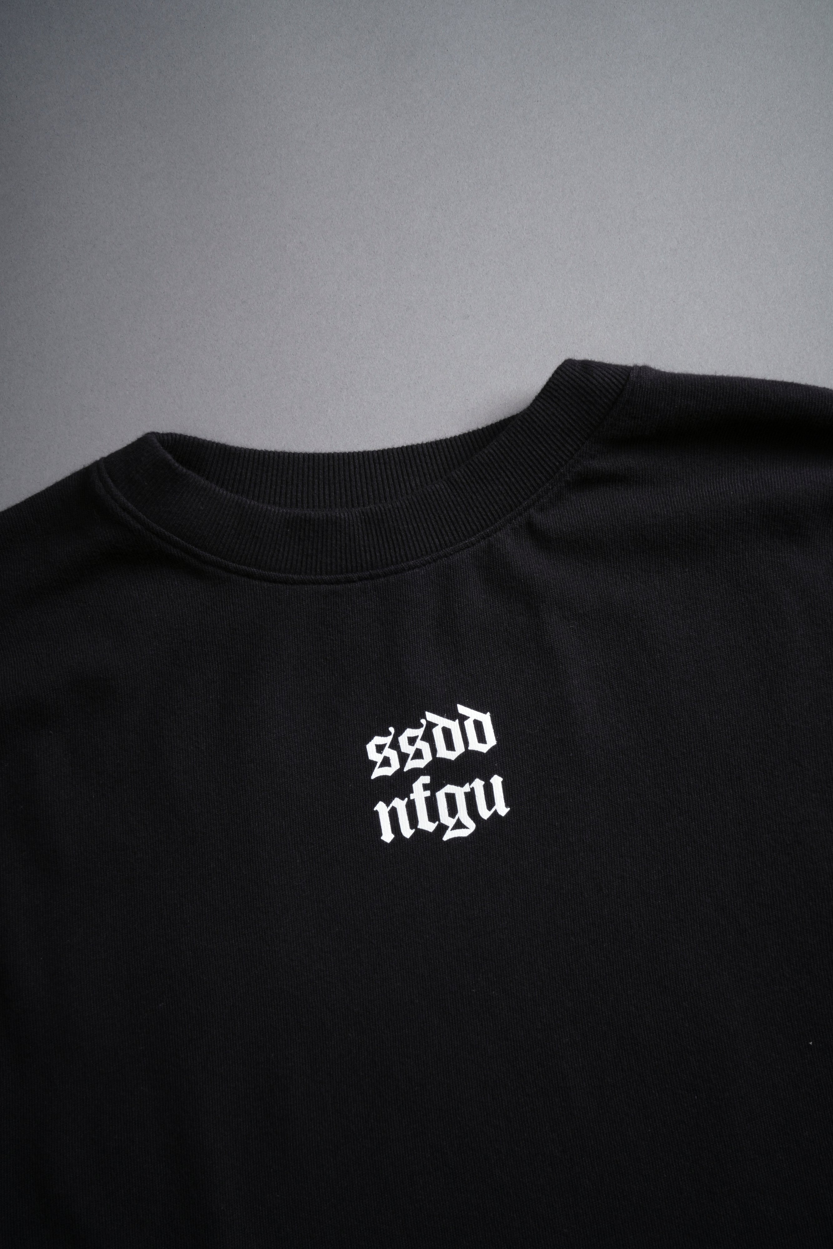 Knight Fall "Premium" Oversized Tee in Black