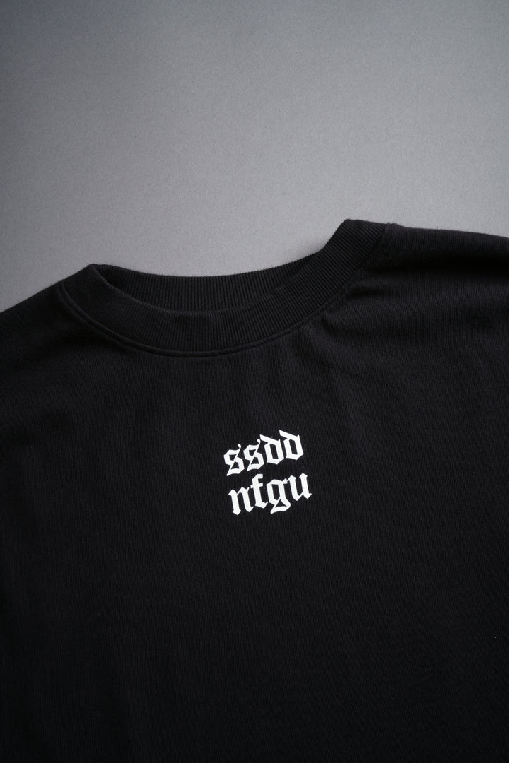 Knight Fall "Premium" Oversized Tee in Black