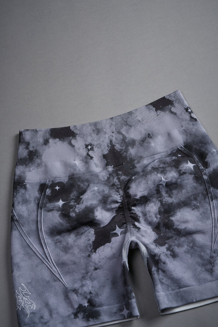 Hesh Everson Seamless "Huxley" Shorts in Nirvana Gray Starry Clouds