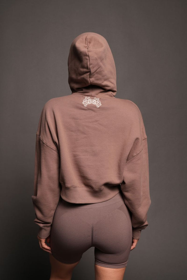Darc Emblem Ava Hoodie In Mojave Brown