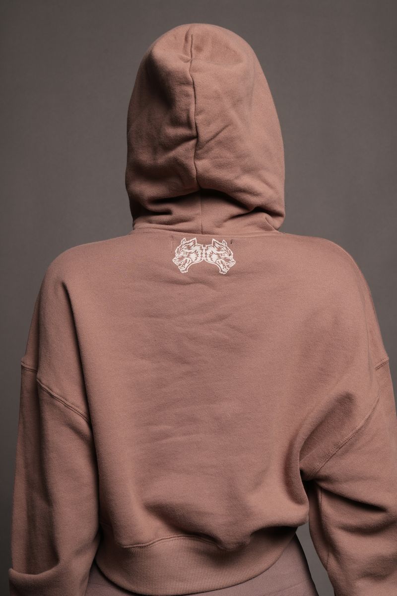 Darc Emblem Ava Hoodie In Mojave Brown