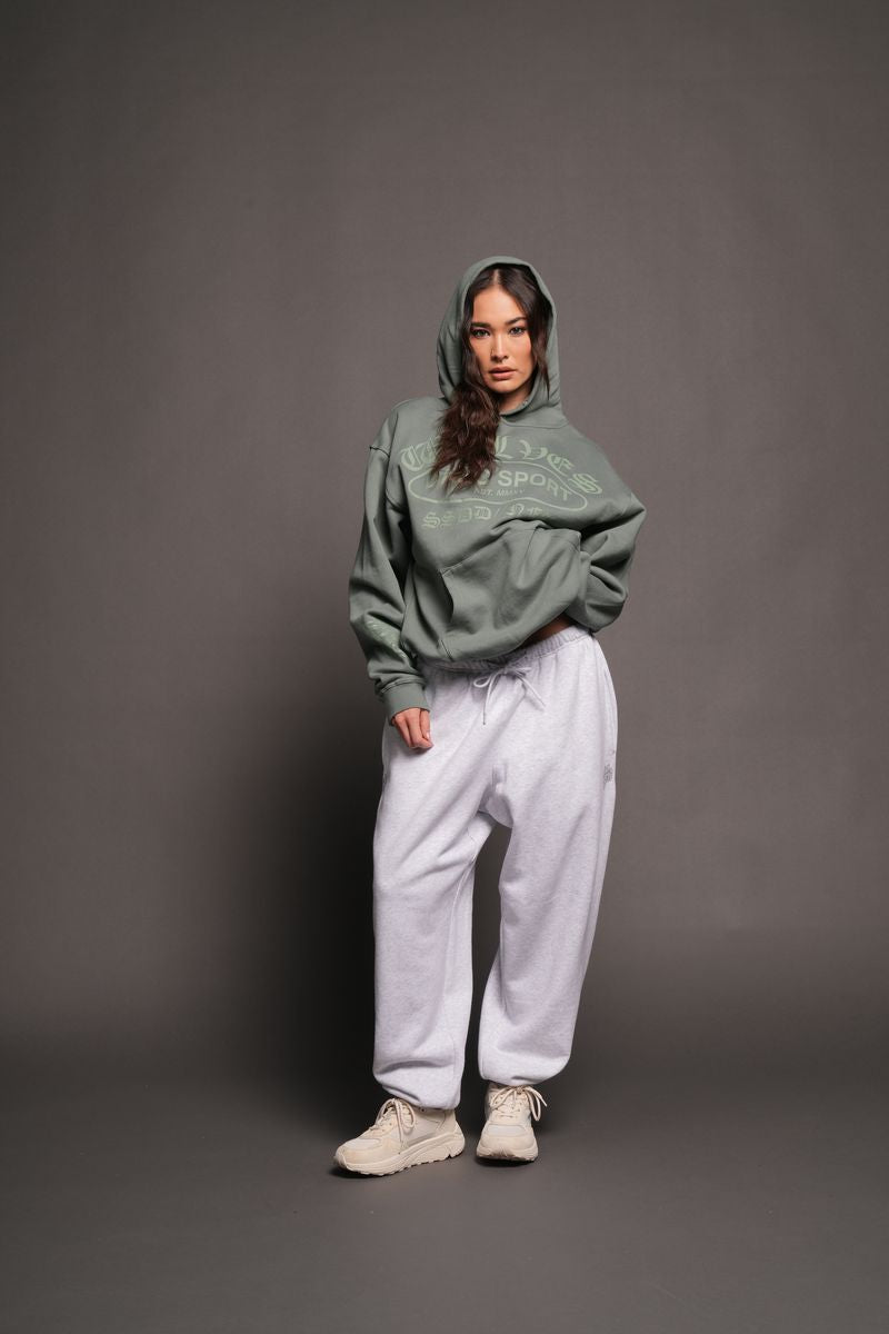 Darc Emblem Pierce Hoodie In Hunter Green