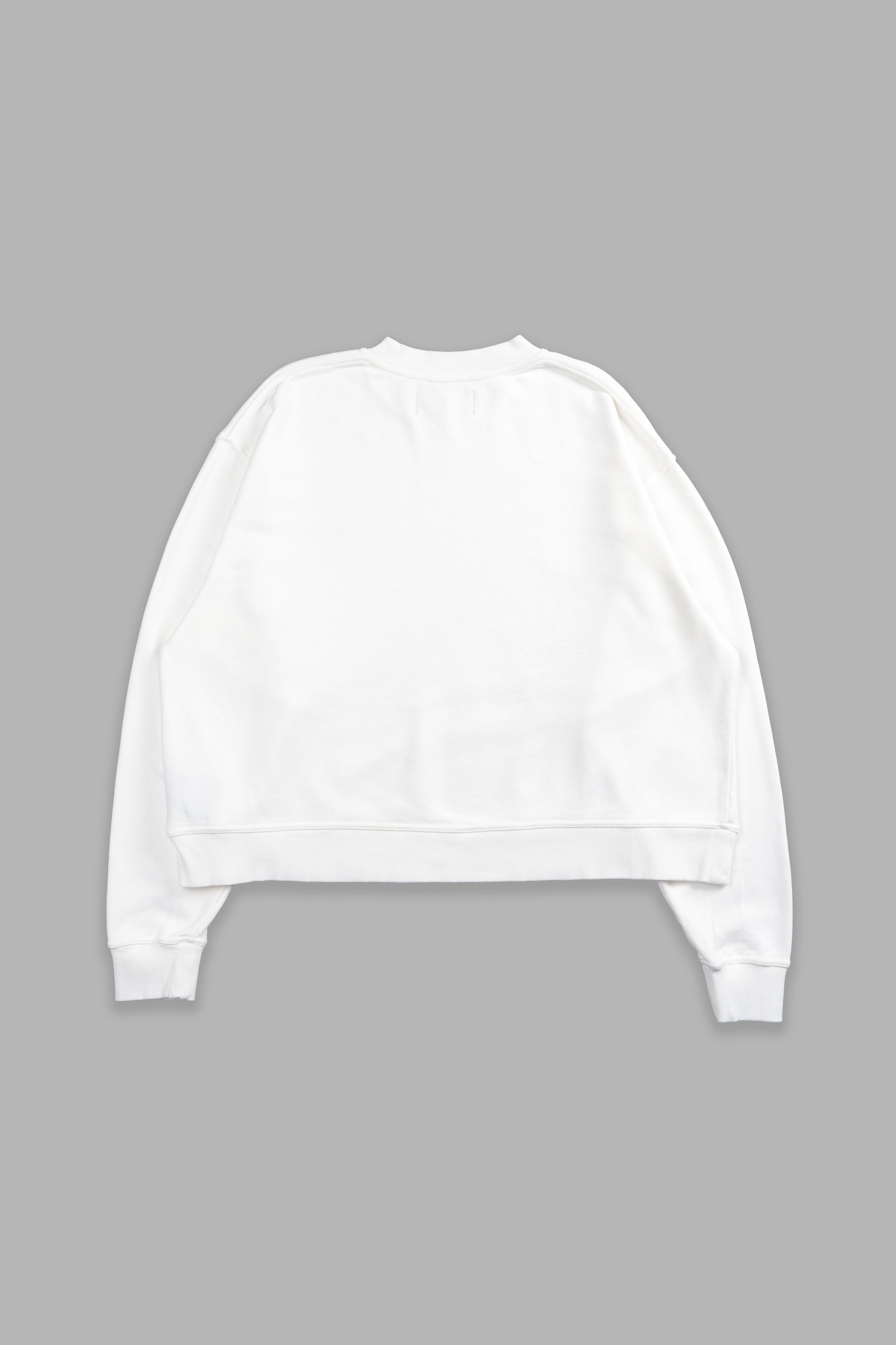 Forged "Box Cut" London Crewneck in Cream