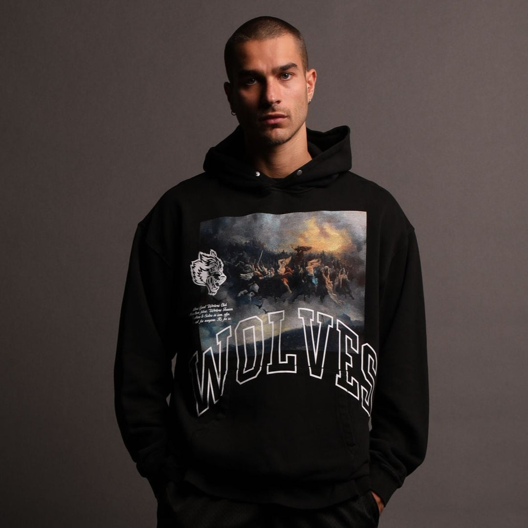 At The Gates "Cornell" Hoodie in Black
