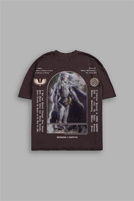 Femto "Premium" Oversized Tee in Darc Garnet