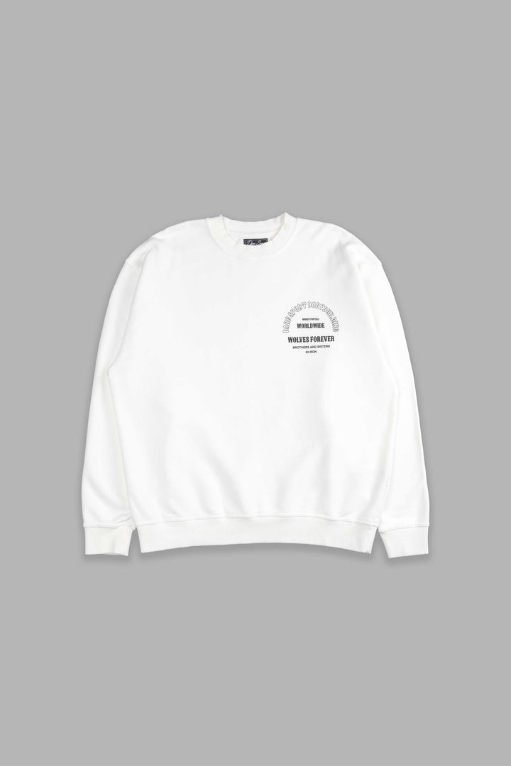 The One You Feed "Vintage London" Crewneck in Cream