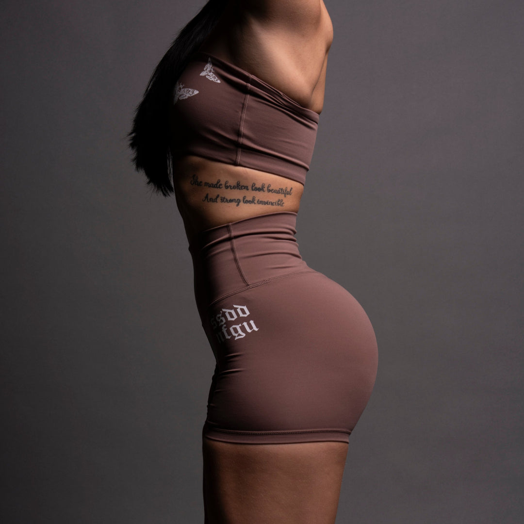 Guidance "Energy" Pump Shorts in Shadow Mauve