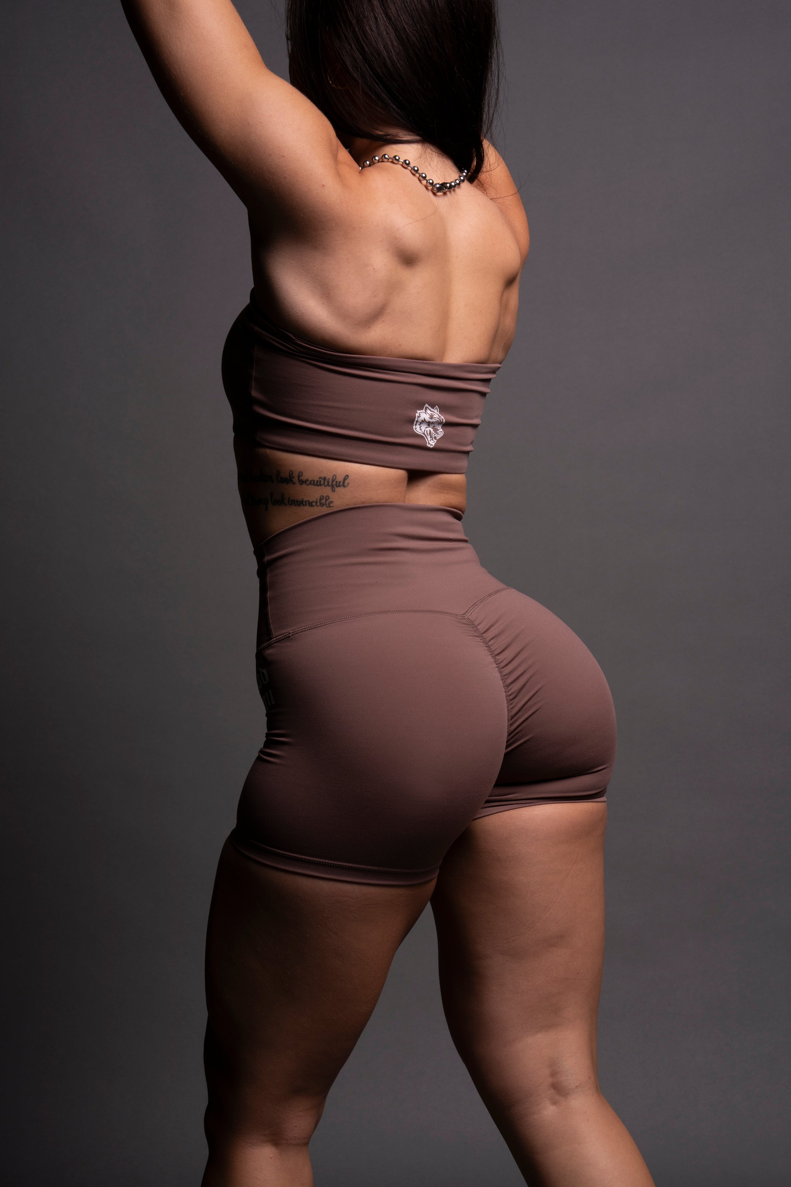 Guidance "Energy" Pump Shorts in Shadow Mauve