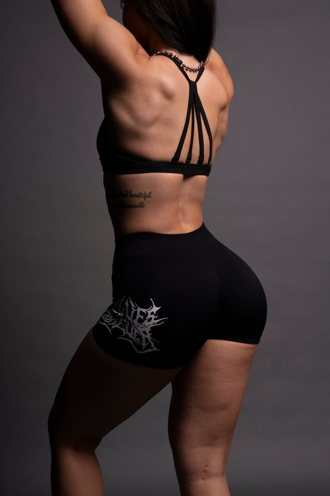 Metal Everson Seamless "Katya" Shorts in Black