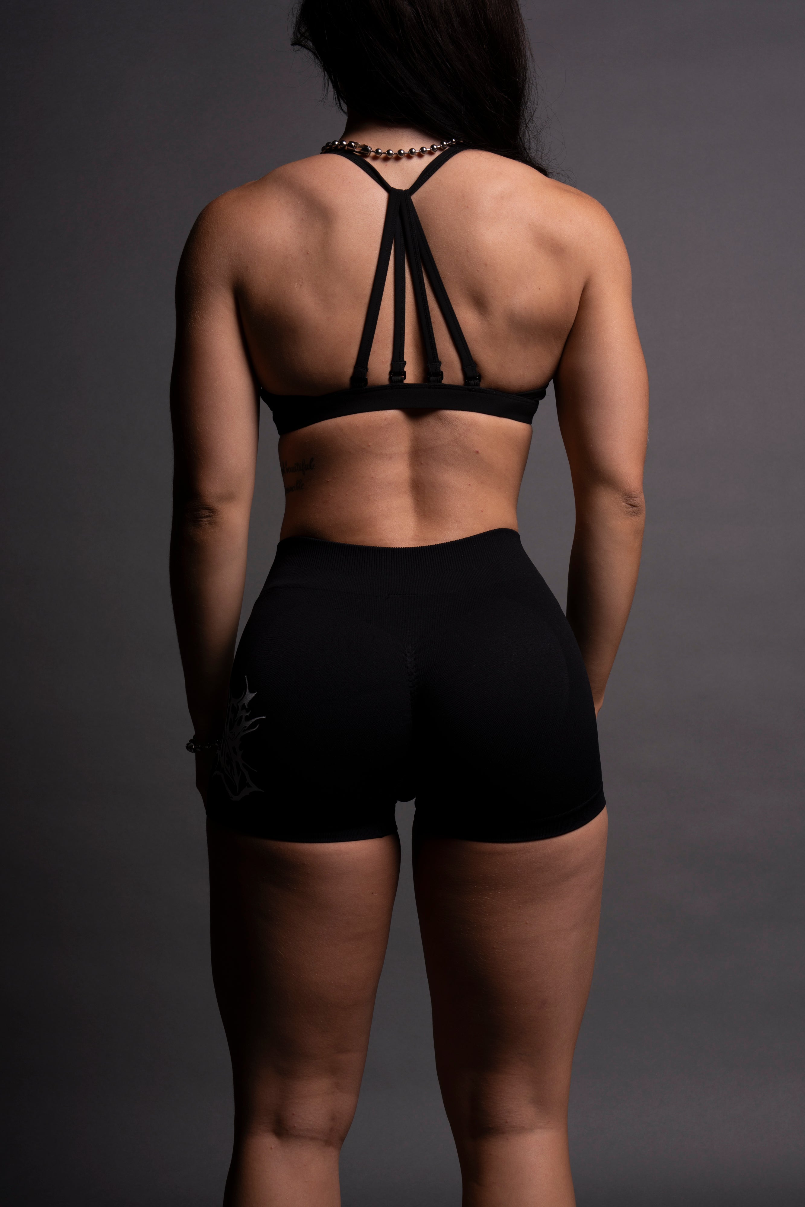 Metal Everson Seamless "Katya" Shorts in Black