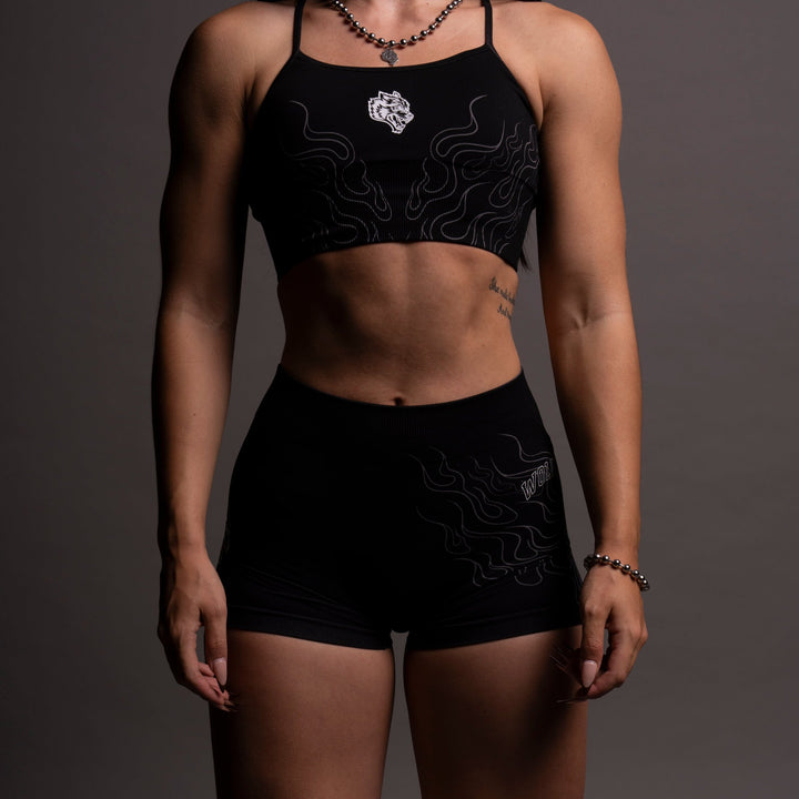 Loyalty V2 Everson Seamless "Katya" Shorts in Black