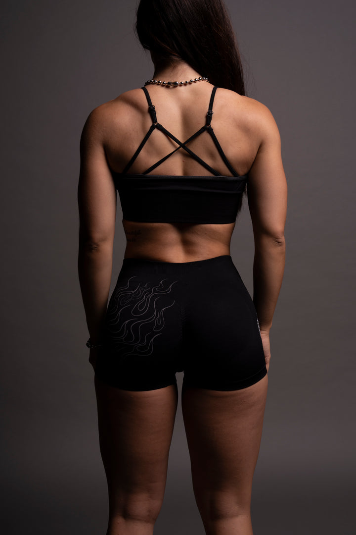 Loyalty V2 Everson Seamless "Katya" Shorts in Black