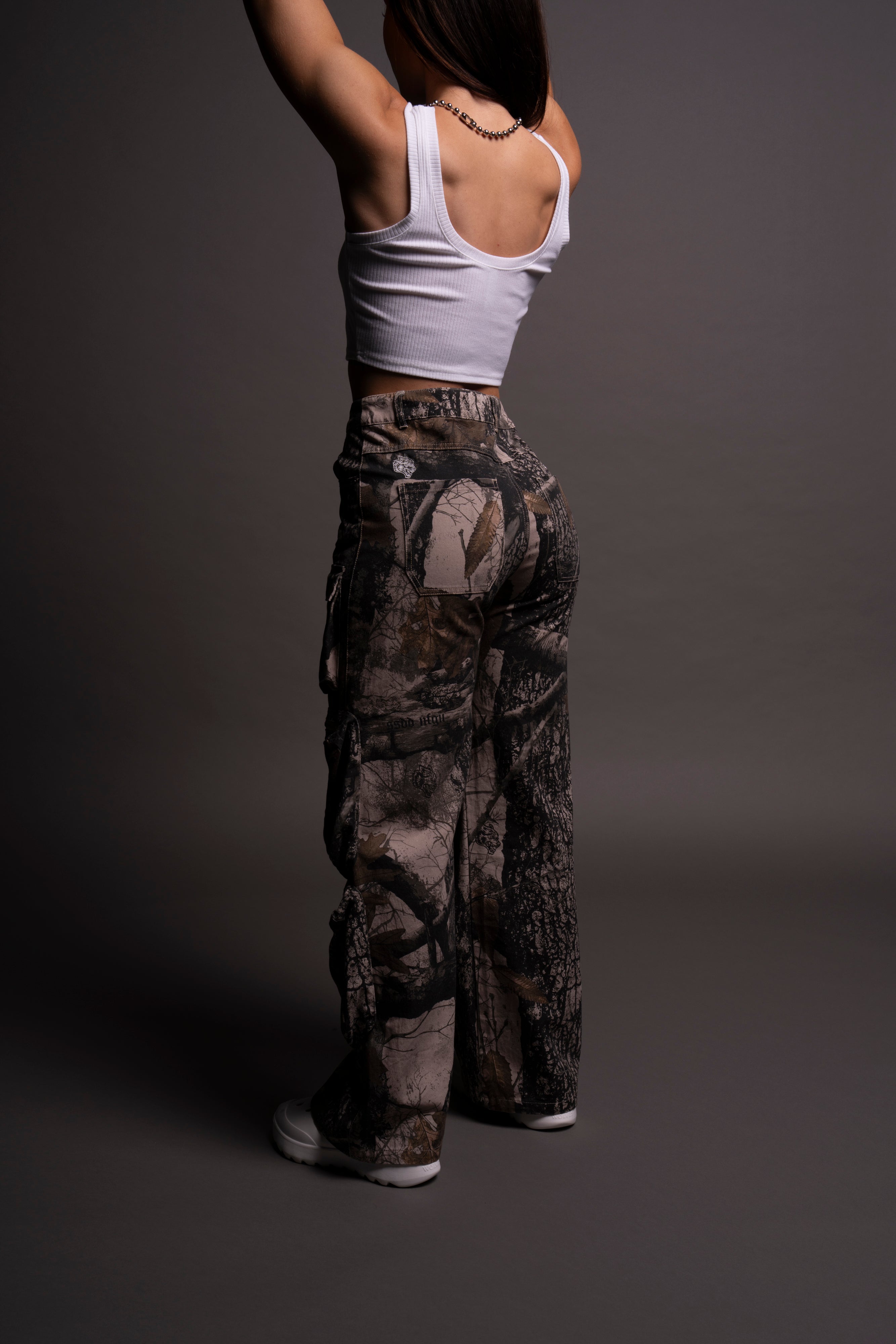 Chopper Lex Cargo Pants in Clay Woodland Camo