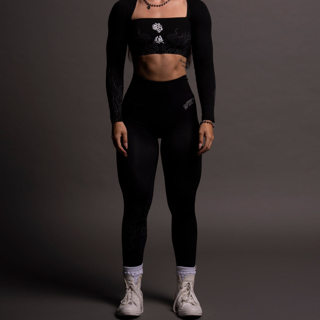 Loyalty V3 "Everson Seamless" Scrunch Leggings in Black