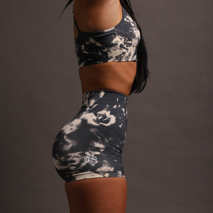 Wolves Forever Everson Seamless "Sierra" Shorts in Storm Blue/Cream Marble
