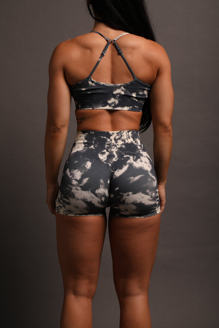 Wolves Forever Everson Seamless "Sierra" Shorts in Storm Blue/Cream Marble