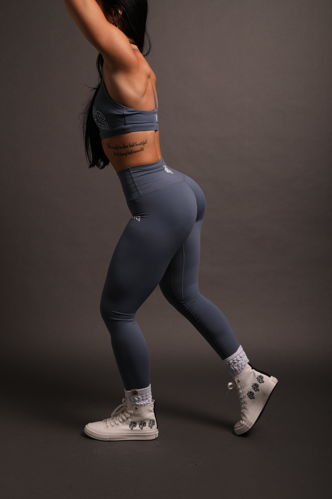 Real Loyalty "Energy" Full Length Leggings in Kitana Blue