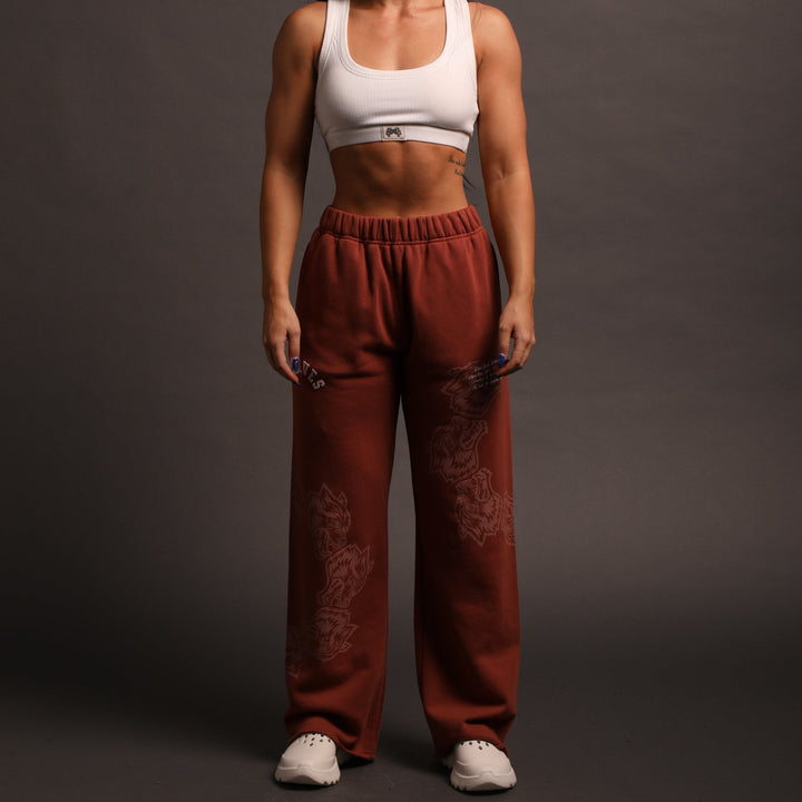 Surrounded She Big Cozy Sweats in Canyon Rust