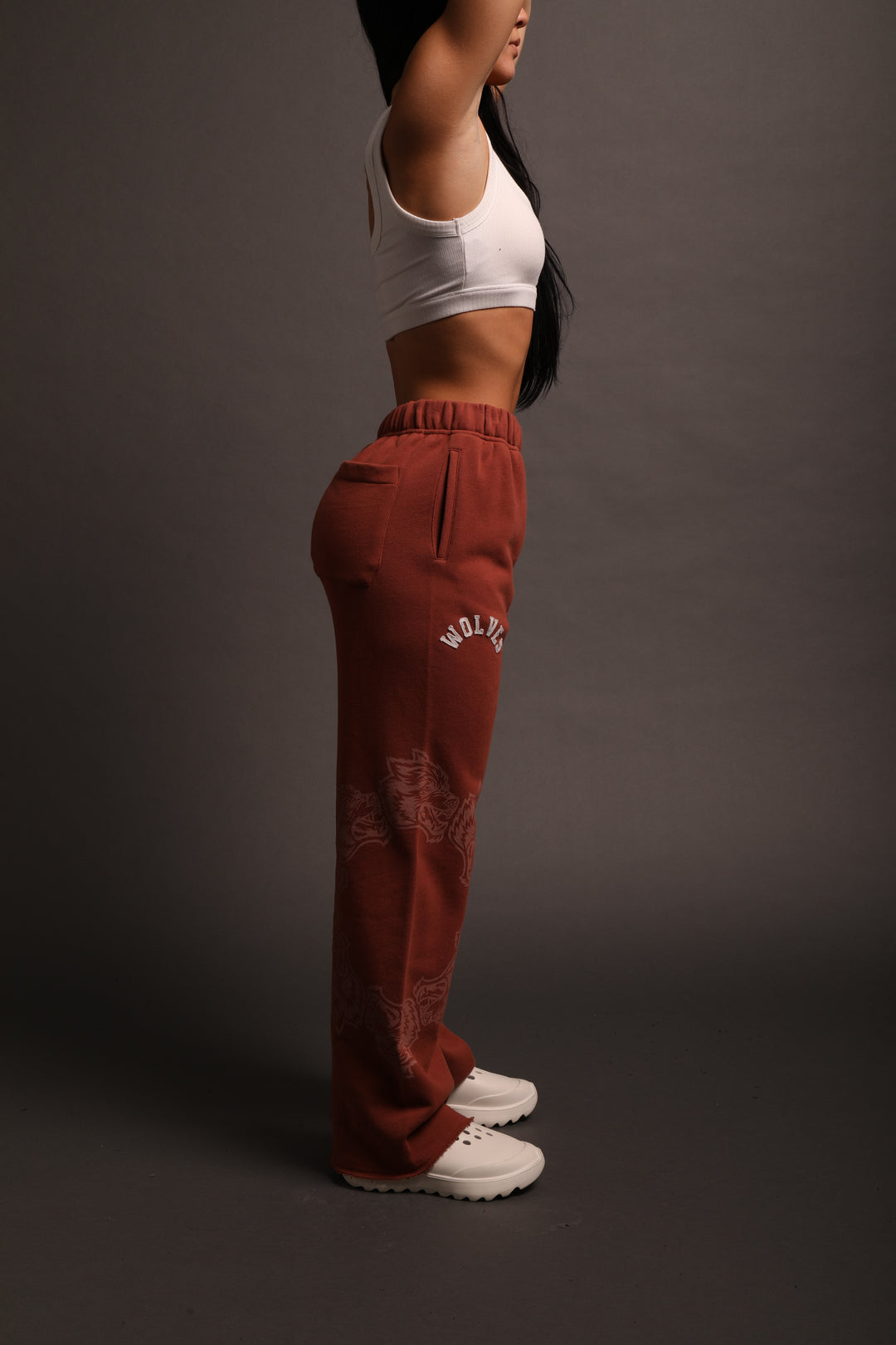Surrounded She Big Cozy Sweats in Canyon Rust