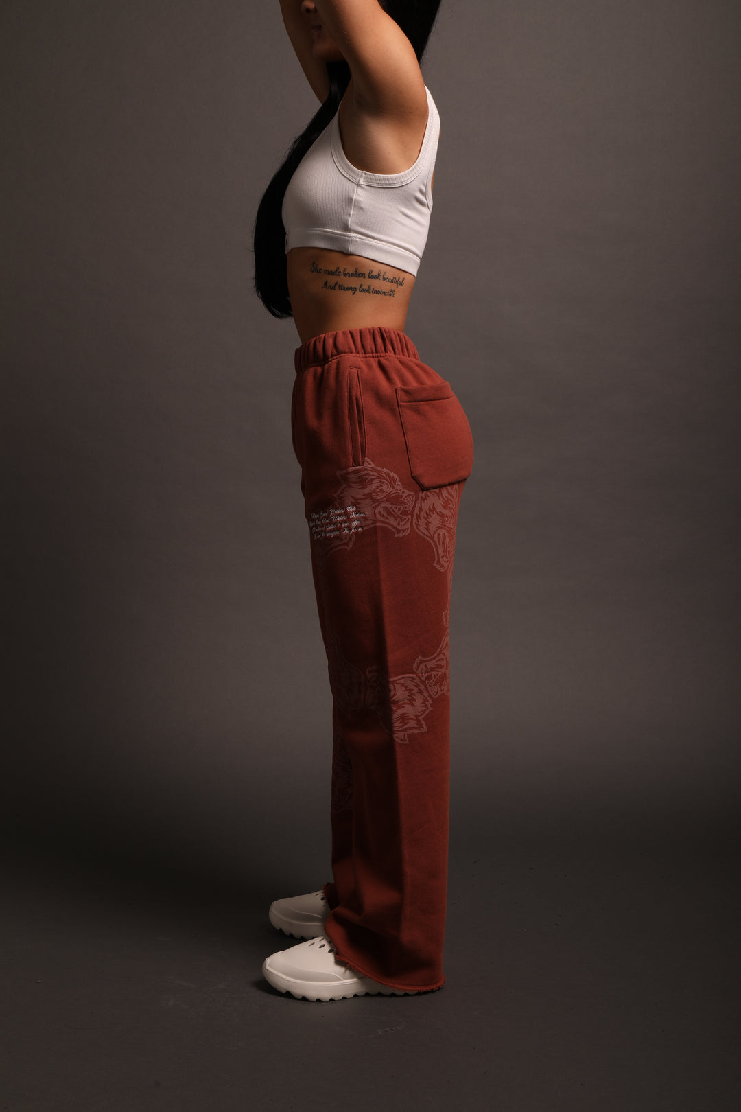 Surrounded She Big Cozy Sweats in Canyon Rust