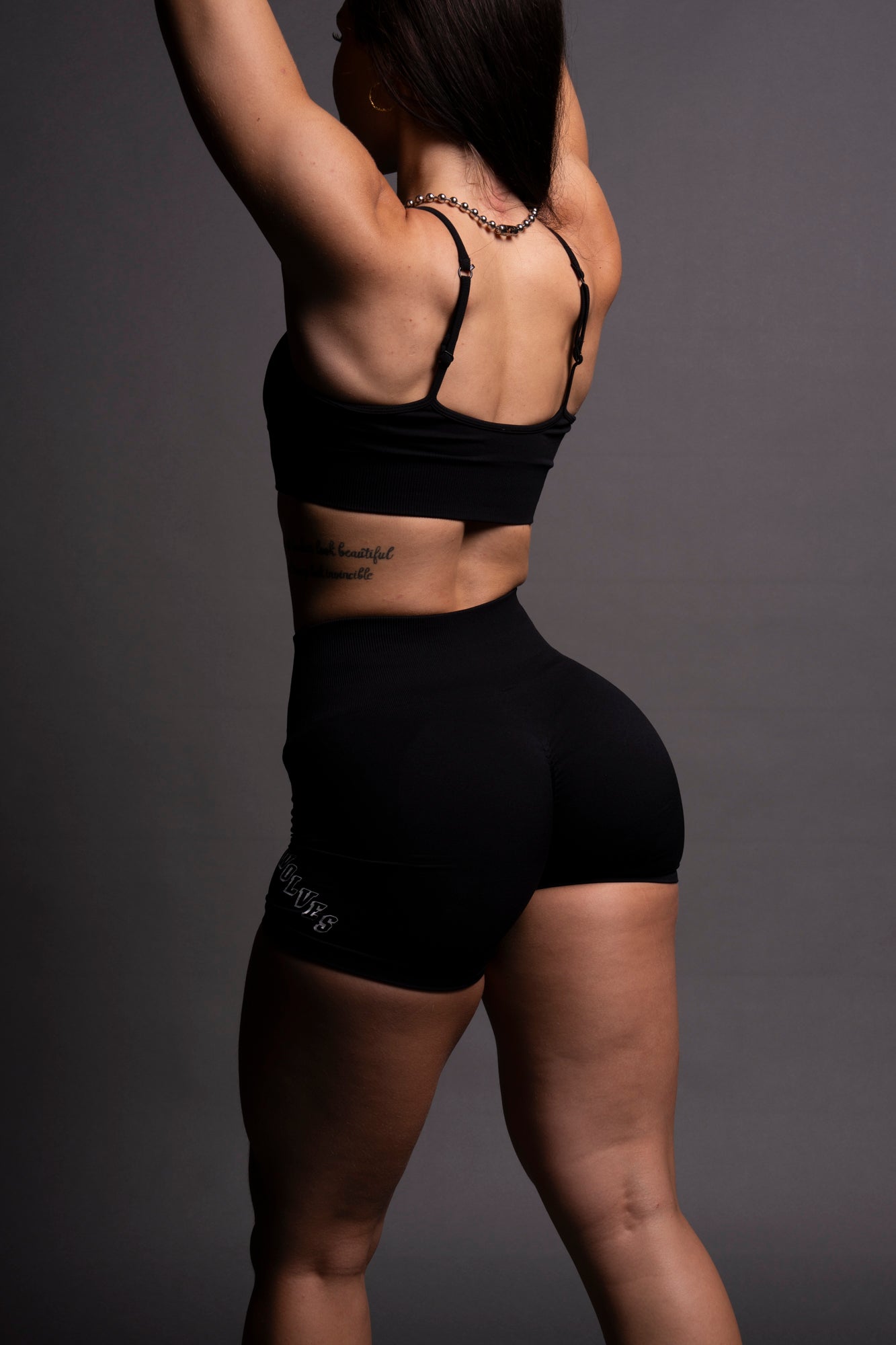 Journey Everson Seamless "Training" Shorts in Black