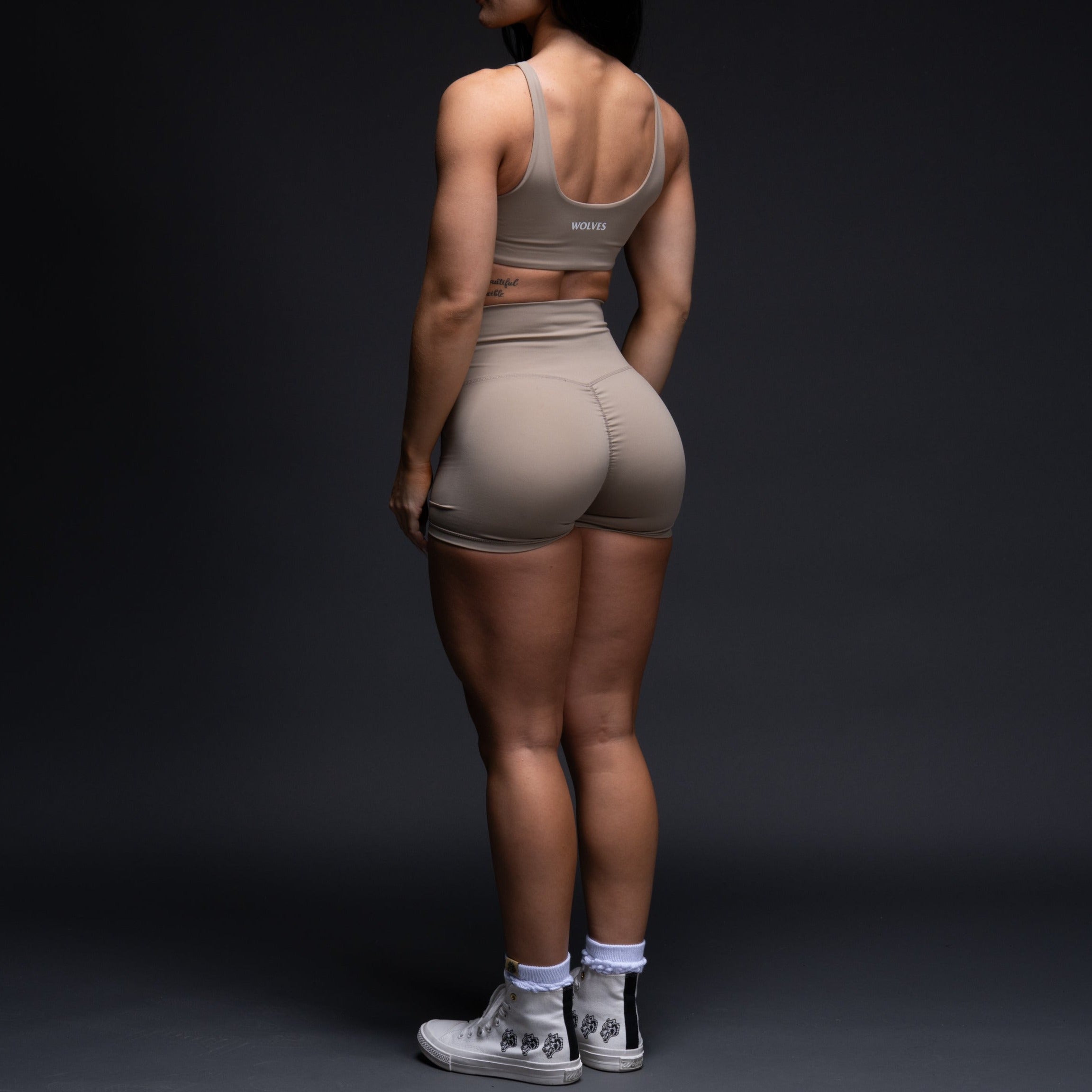Loyalty V3 "Energy" Pump Shorts in Taupe