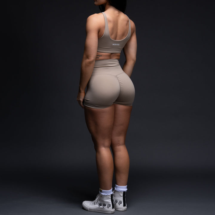 Loyalty V3 "Energy" Pump Shorts in Taupe