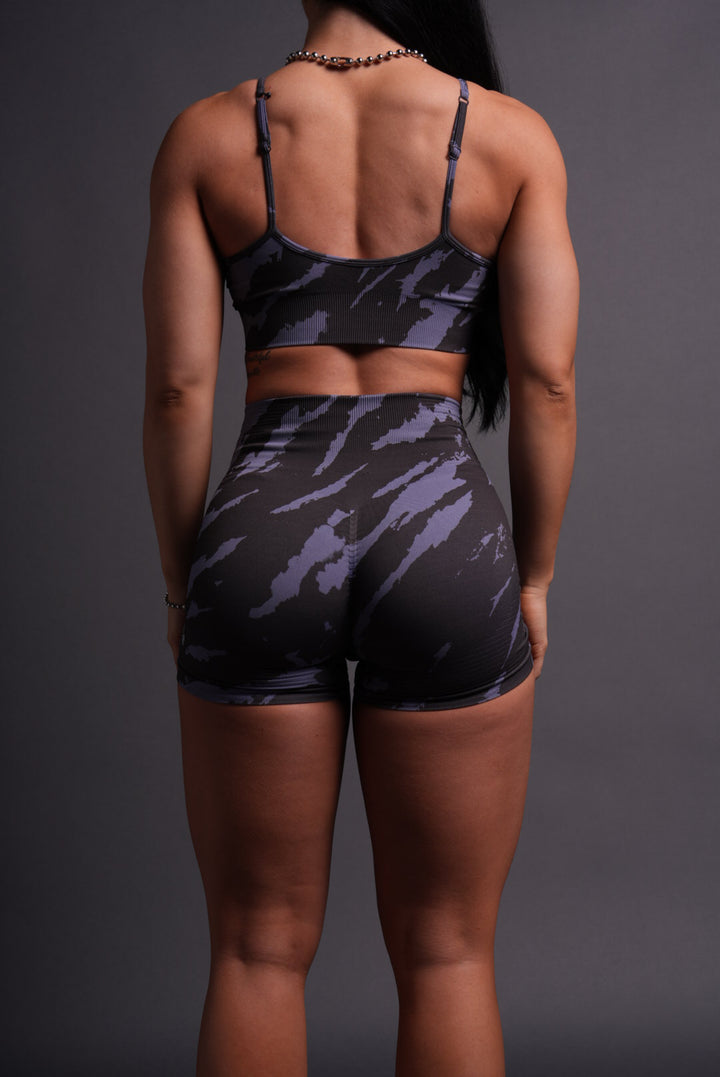 Chopper Everson Seamless "Valencourt" Shorts in Purple Stone Native Camo