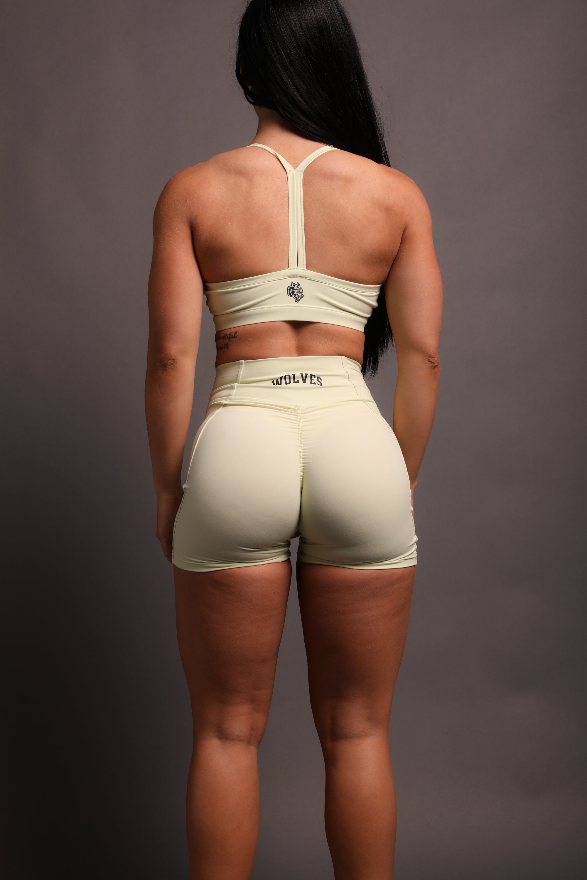 Loyalty "Georgia" Energy Shorts in Muted Neon Green
