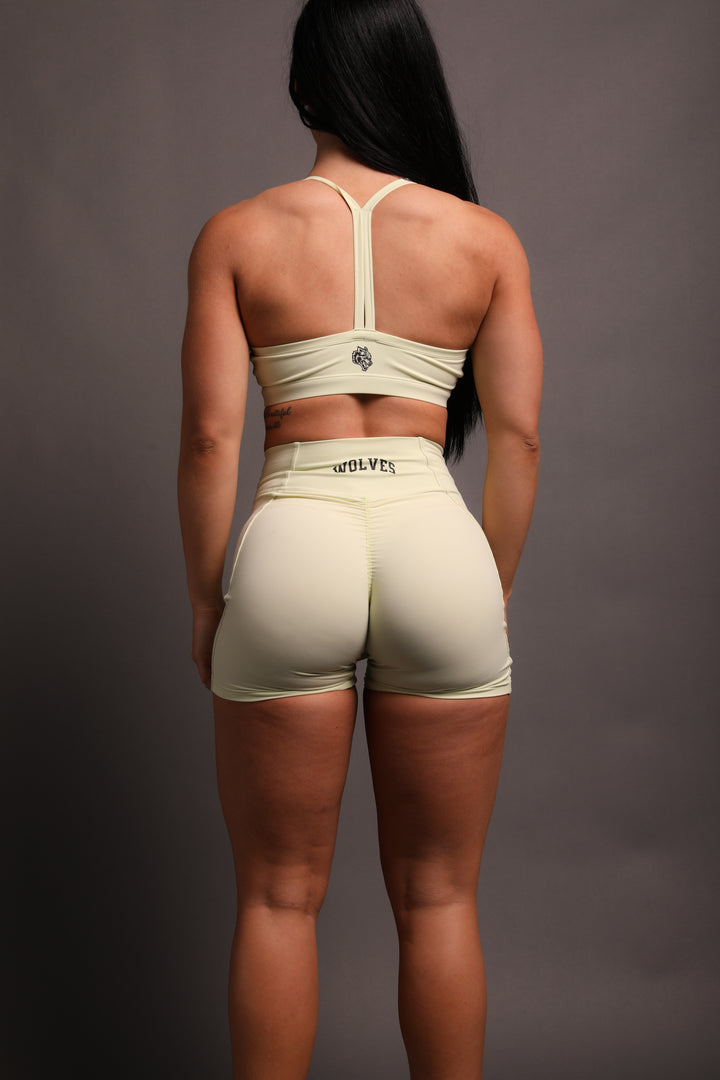 Loyalty "Georgia" Energy Shorts in Muted Neon Green