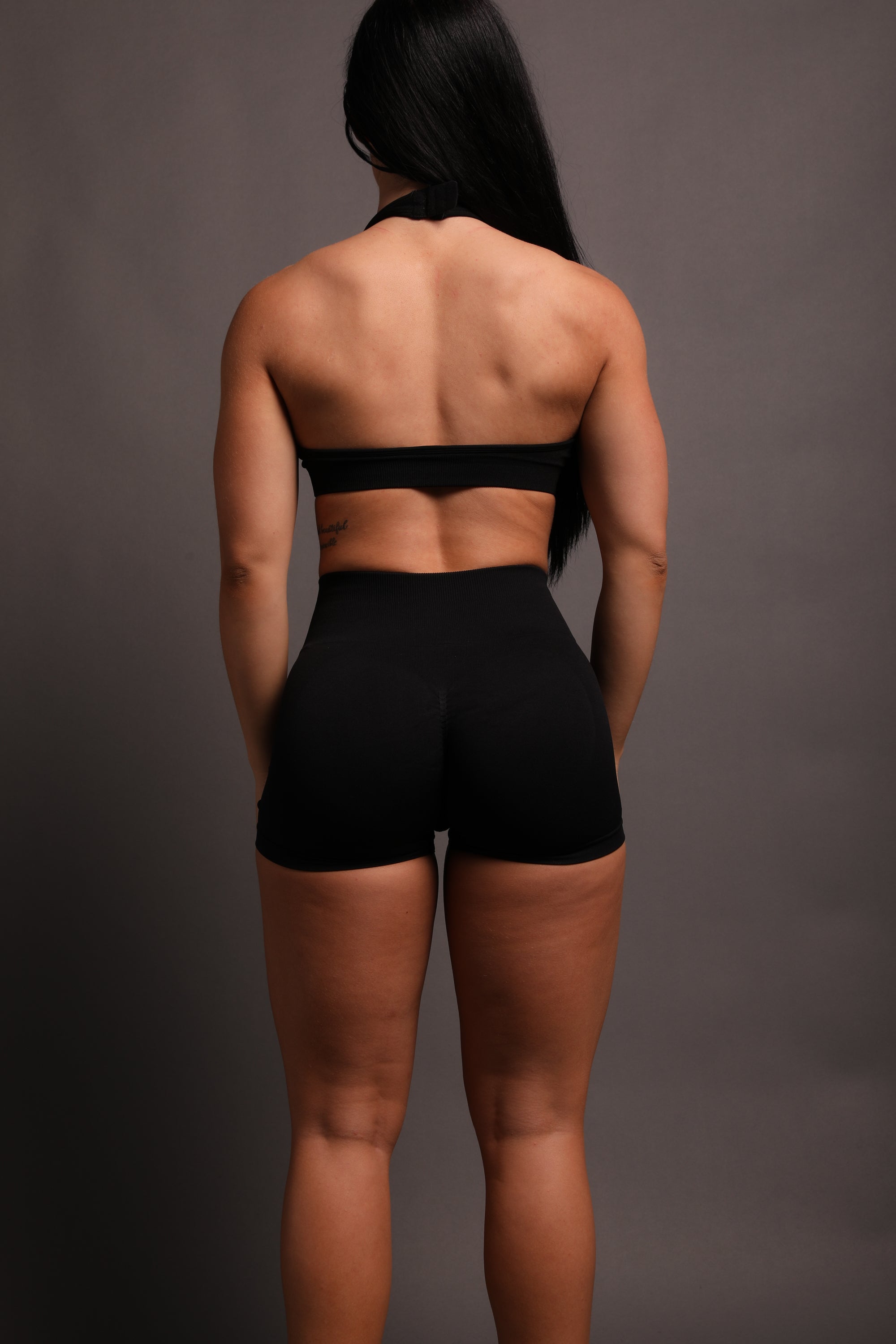 Lobos Seamless Everson "Training" Shorts in Black