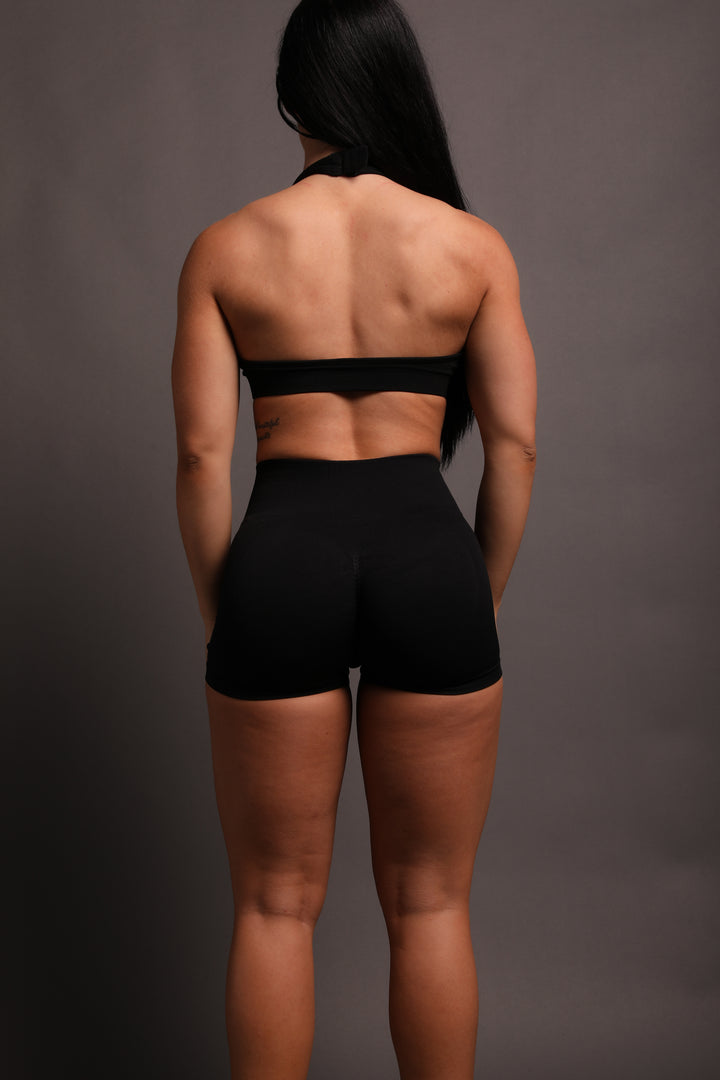 Lobos Seamless Everson "Training" Shorts in Black