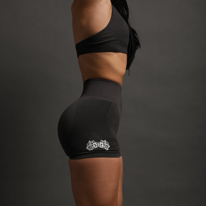 IYKYK Everson Seamless "Training" Shorts in Wolf Gray