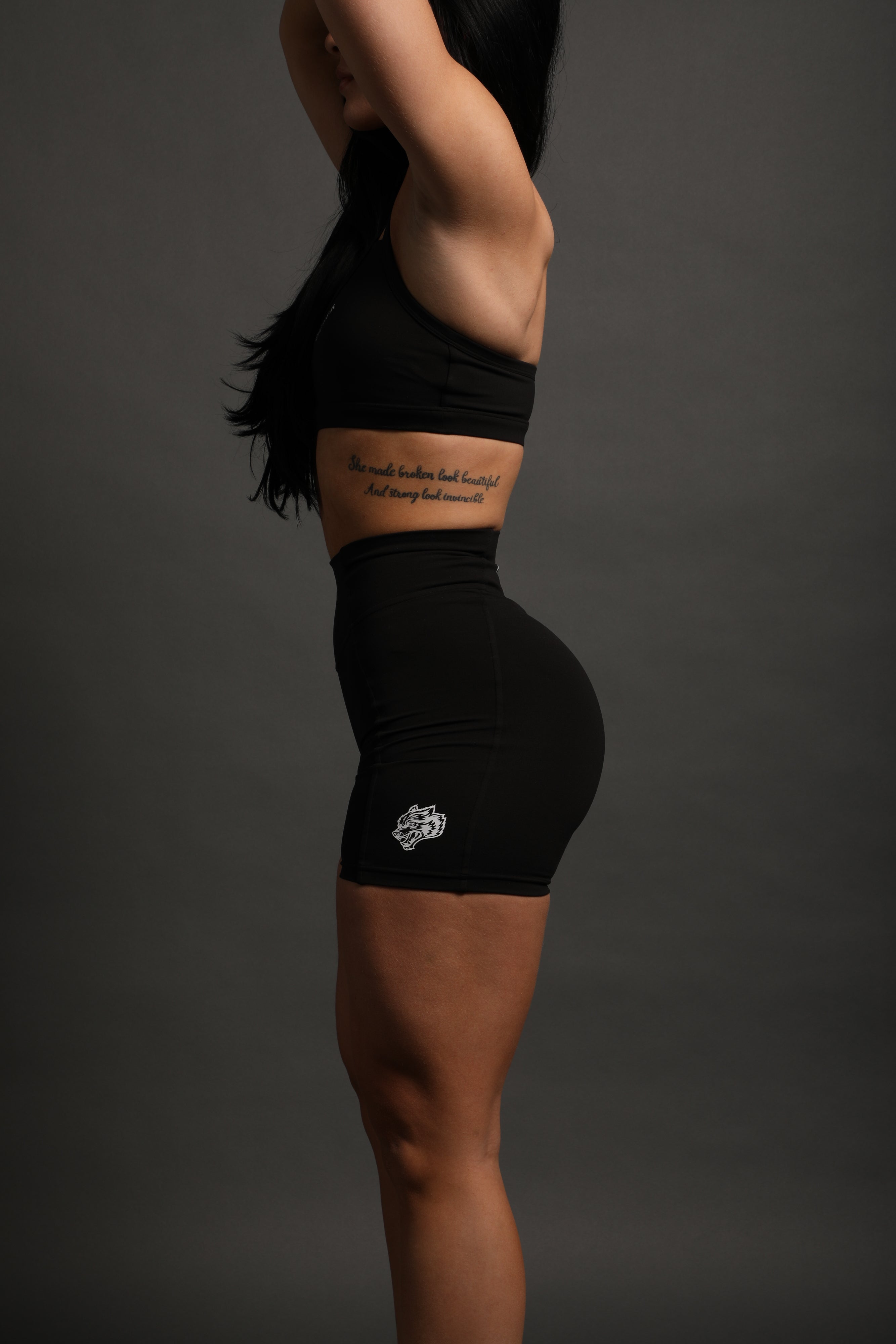 Loyalty "Georgia" Energy Shorts in Black