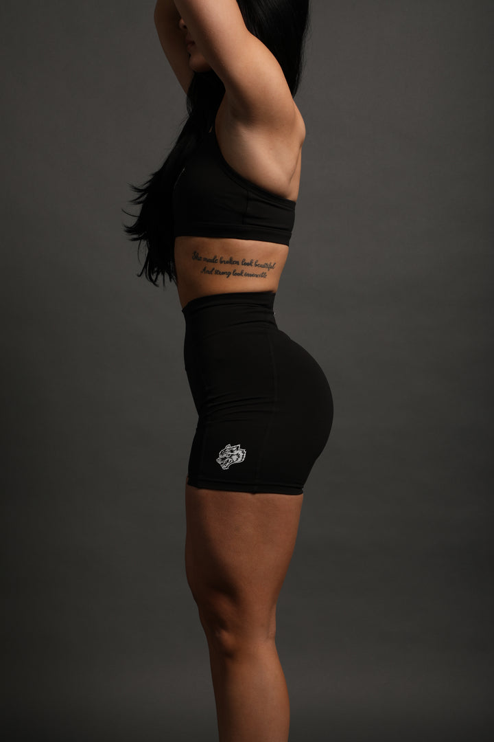 Loyalty "Georgia" Energy Shorts in Black