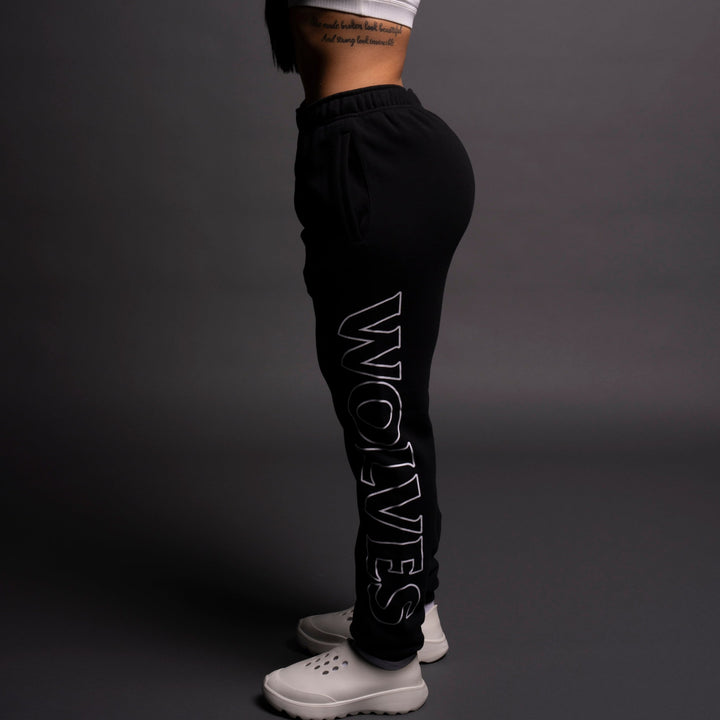 Hardcore She Post Lounge Sweats in Black