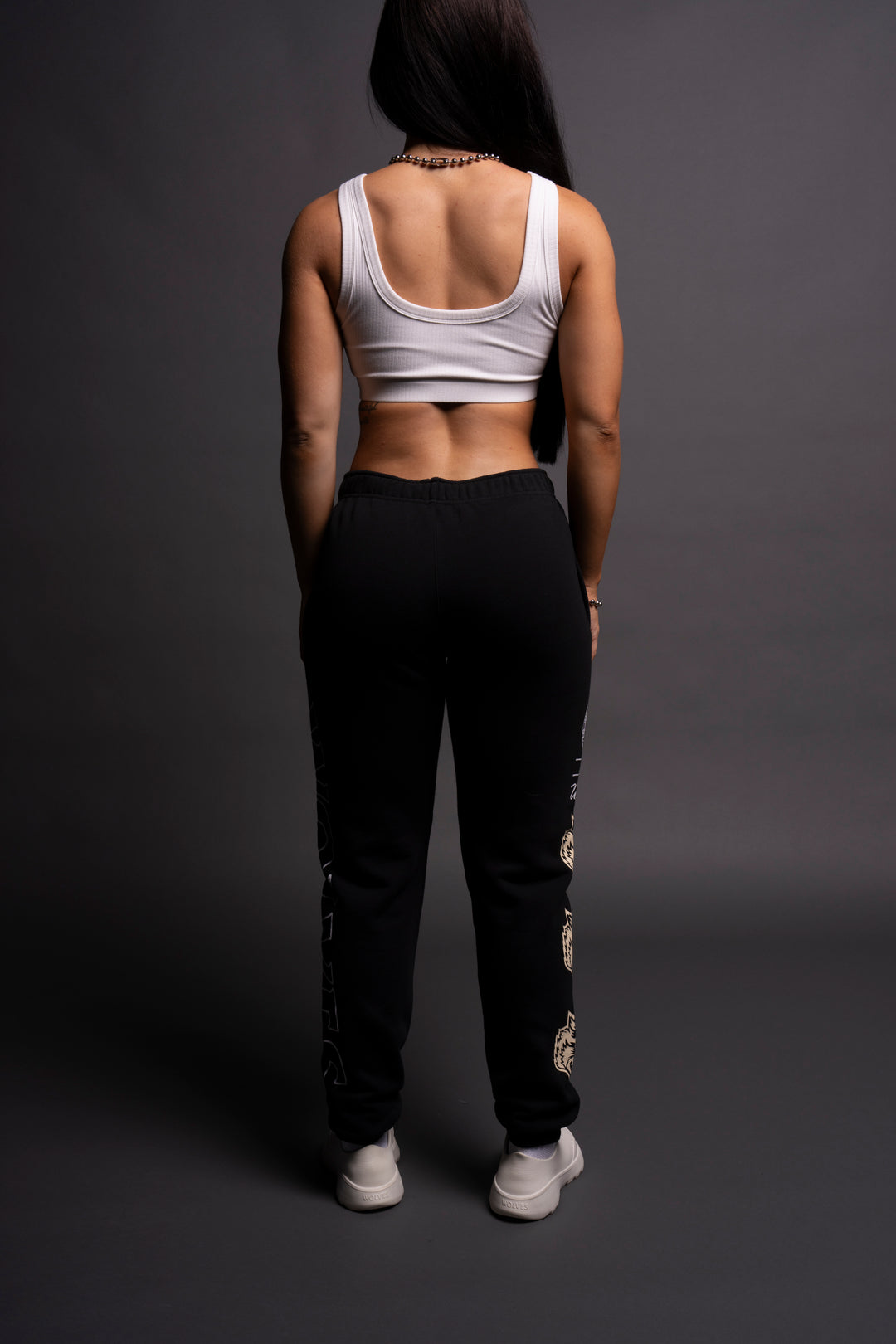 Hardcore She Post Lounge Sweats in Black