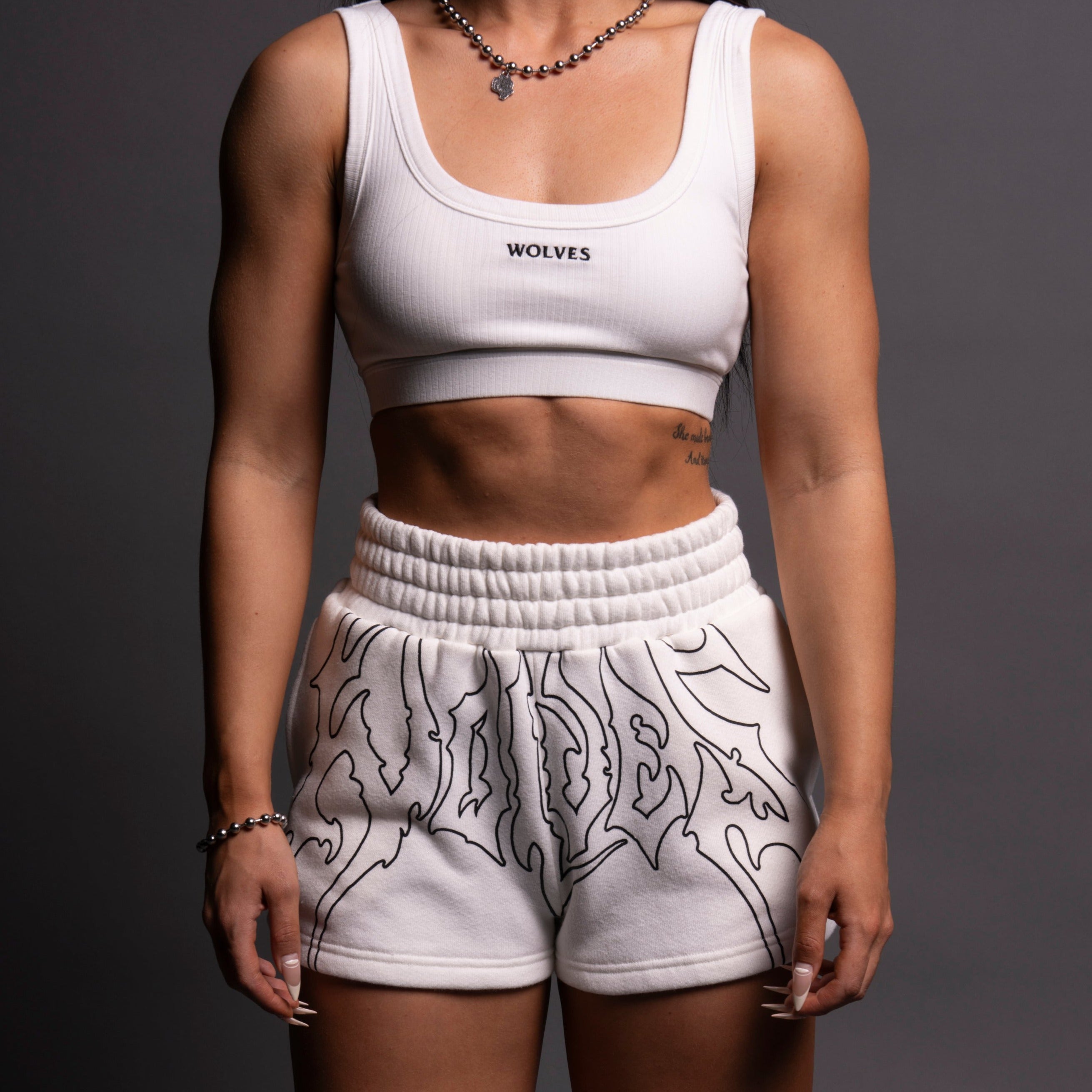 Loyalty V4 Everson Sweat Shorts in Cream