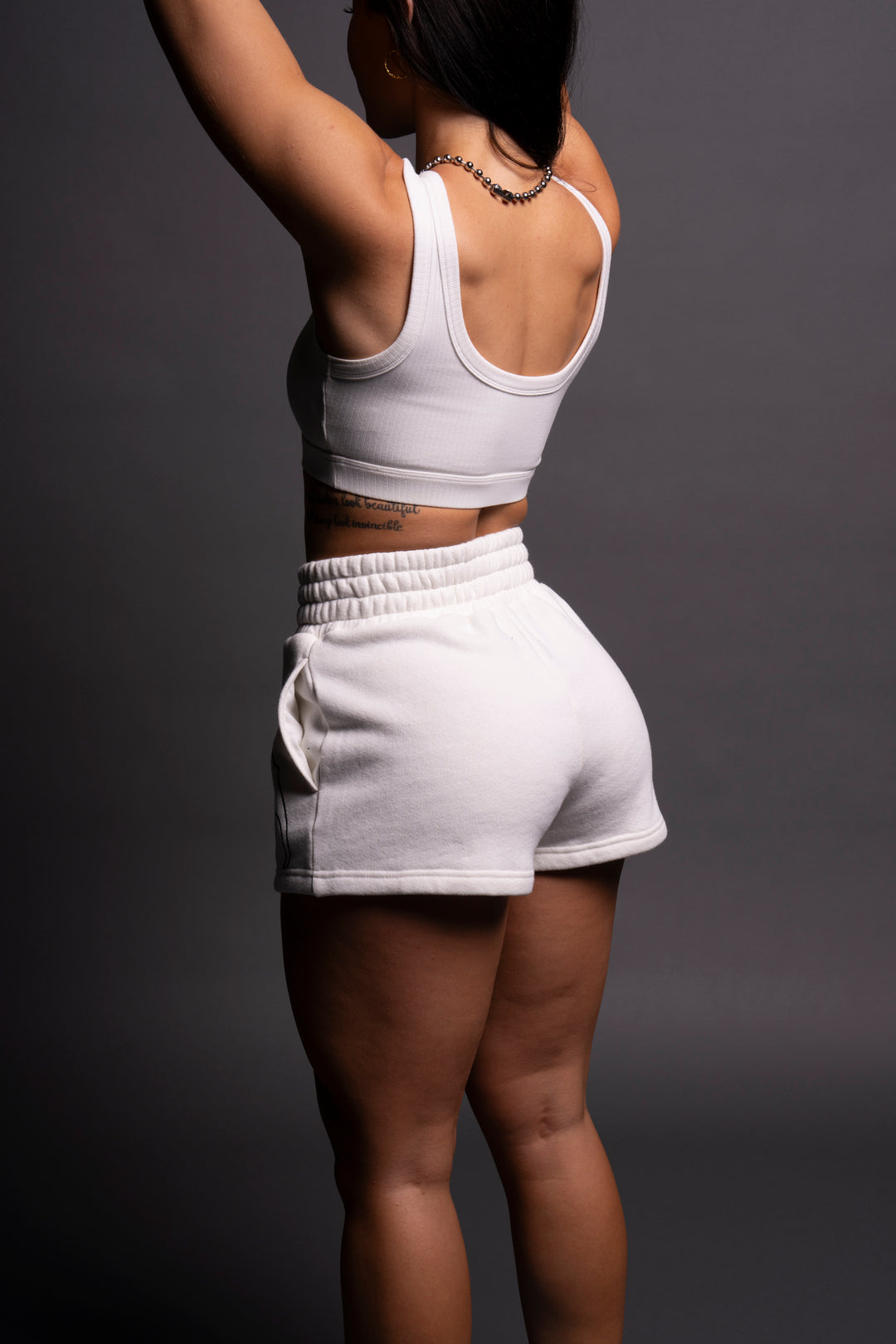 Loyalty V4 Everson Sweat Shorts in Cream