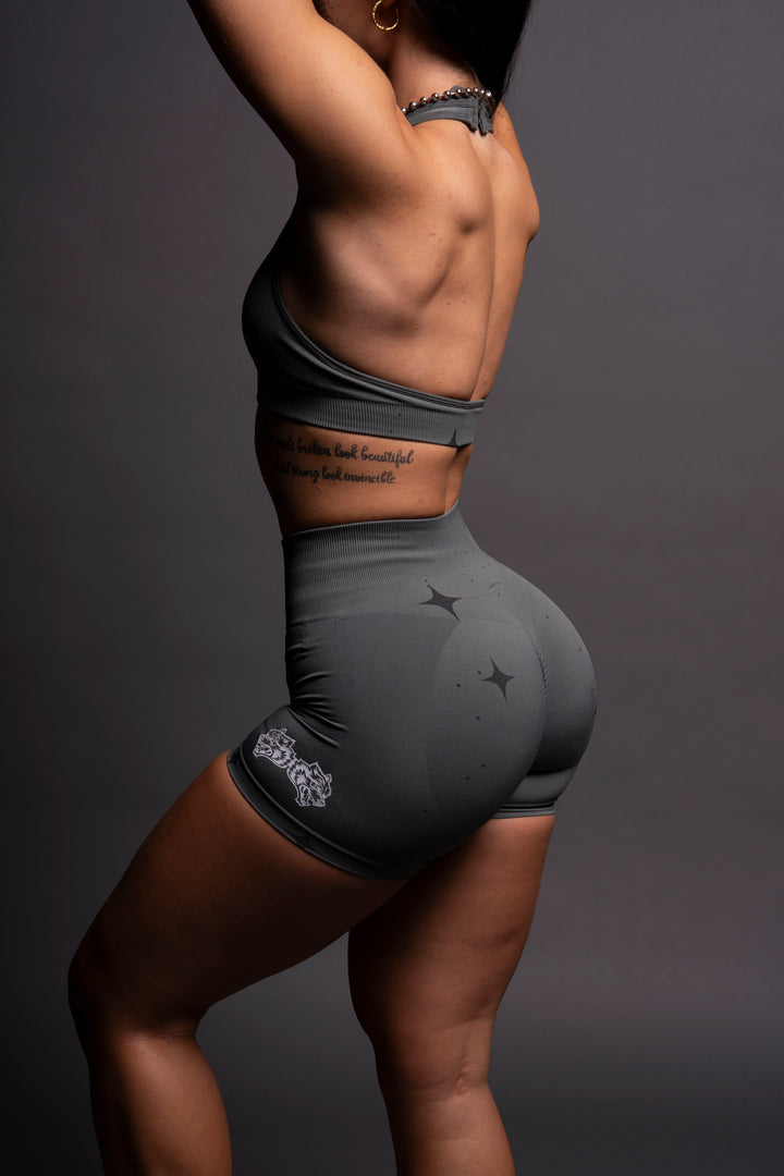 IYKYK Everson Seamless "Training" Shorts in Greek Stone Starry Night