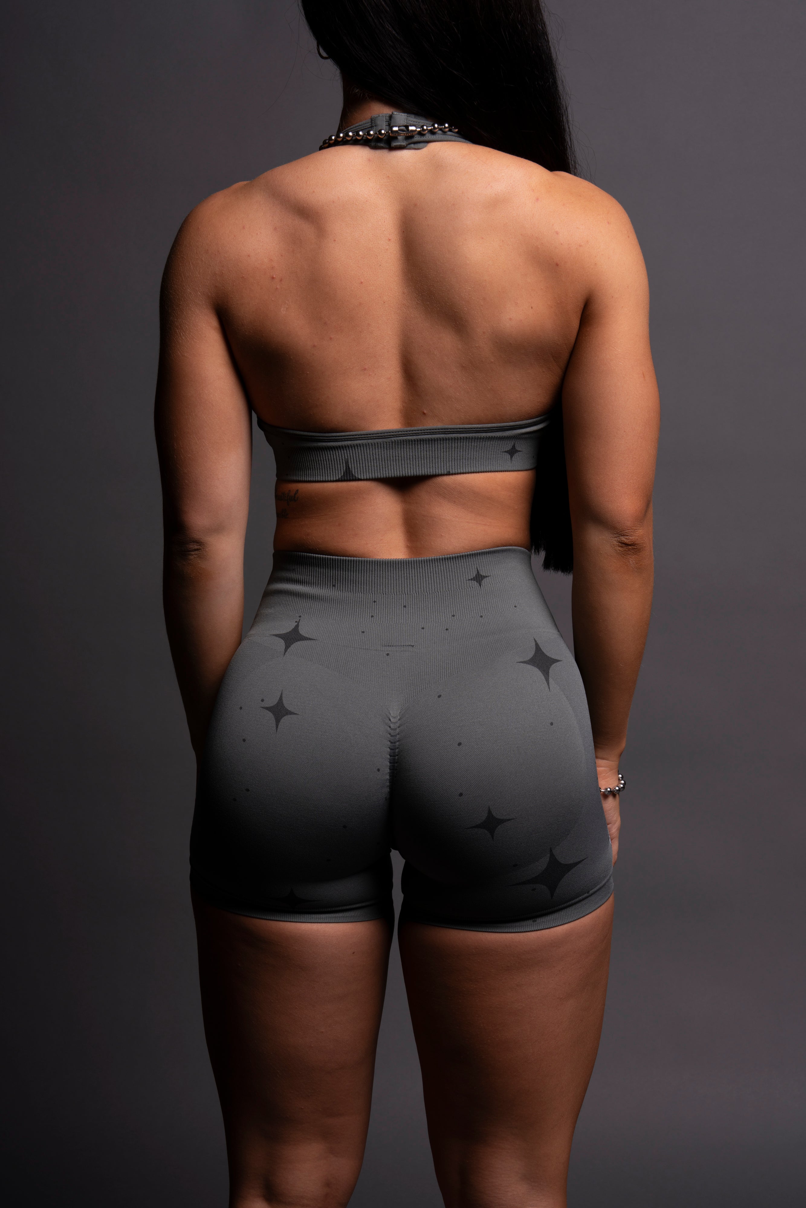 IYKYK Everson Seamless "Training" Shorts in Greek Stone Starry Night