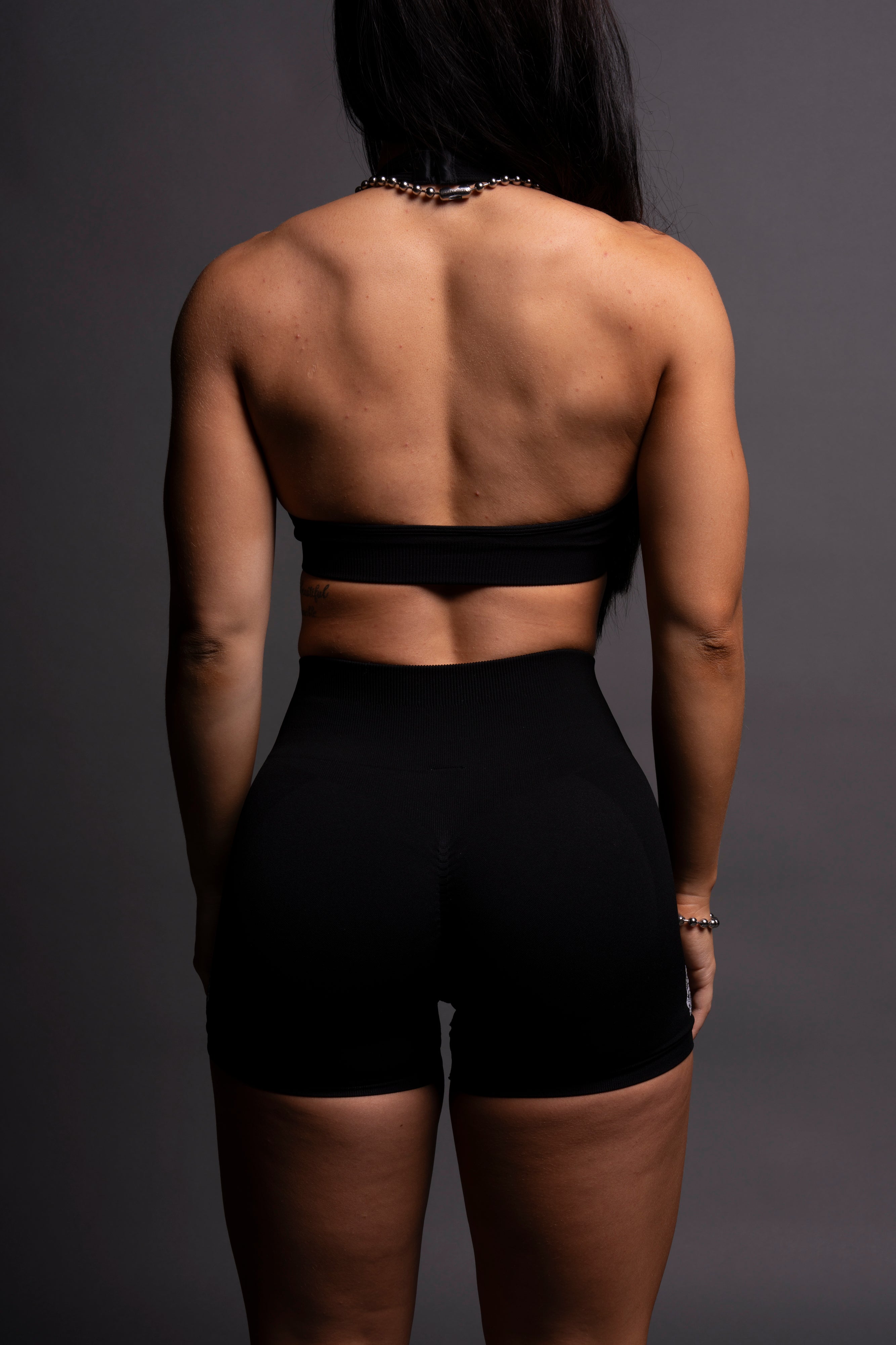 IYKYK Everson Seamless "Training" Shorts in Black