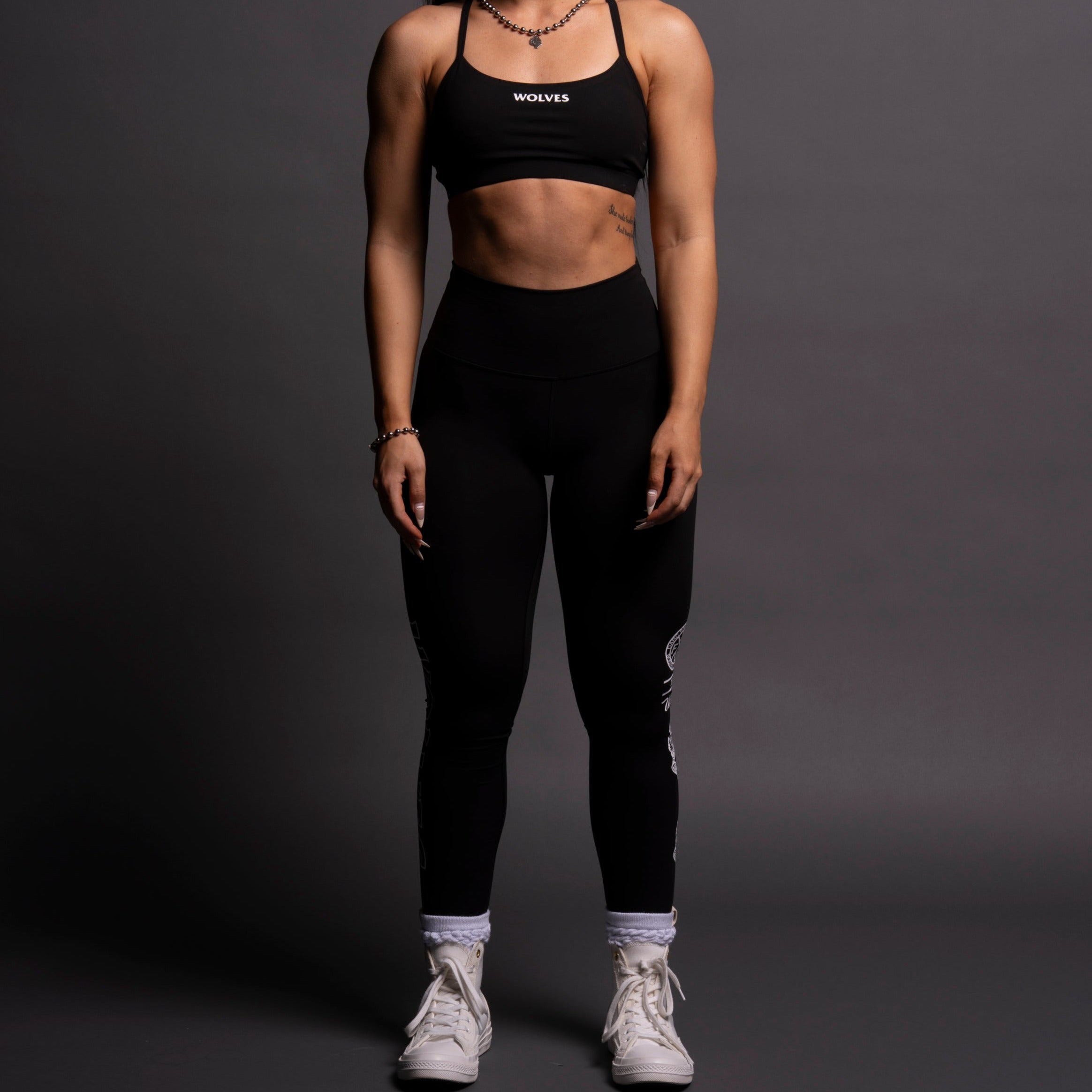 Hardcore "Energy" Full Length Leggings in Black