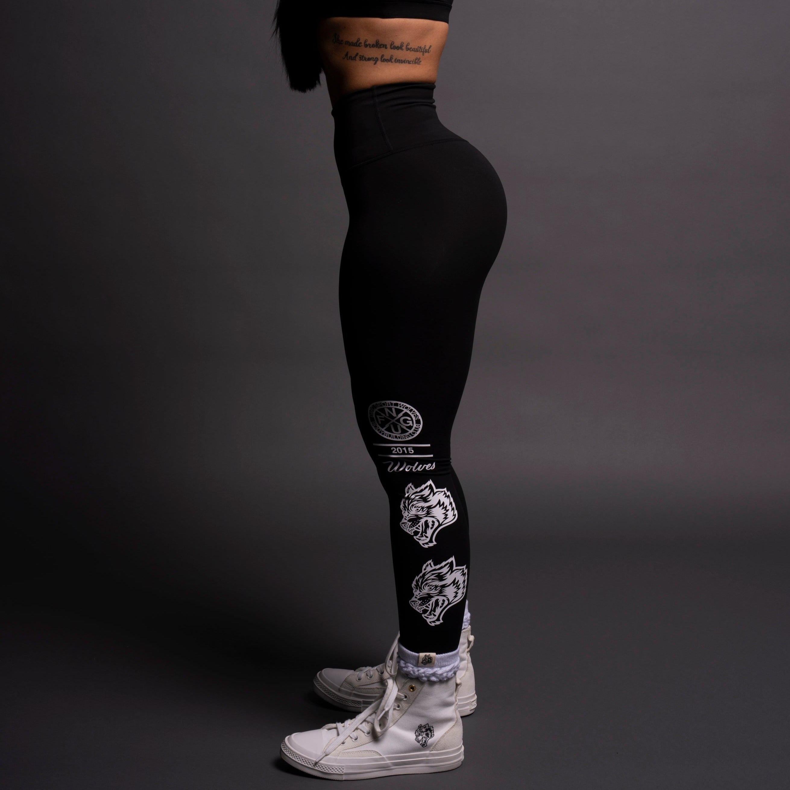 Hardcore "Energy" Full Length Leggings in Black