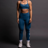 Hardcore "Energy" Full Length Leggings in Sapphire Blue