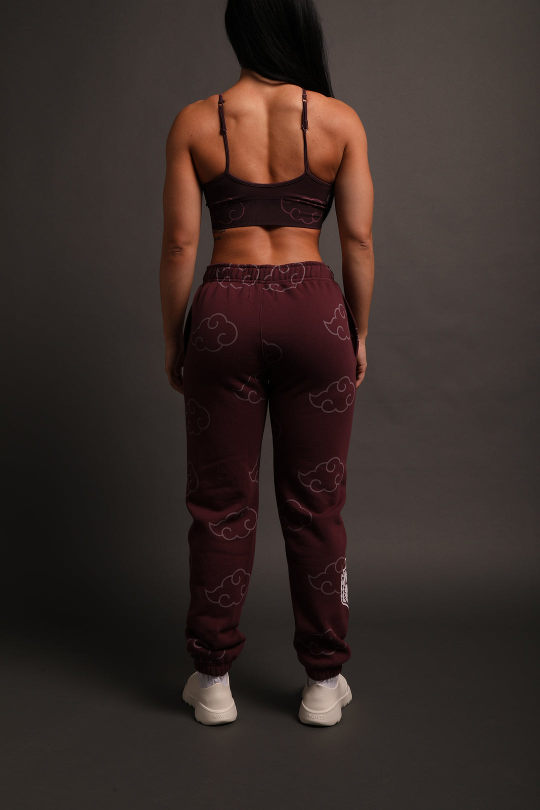 Float On She Post Lounge Sweats in Cherry Wine