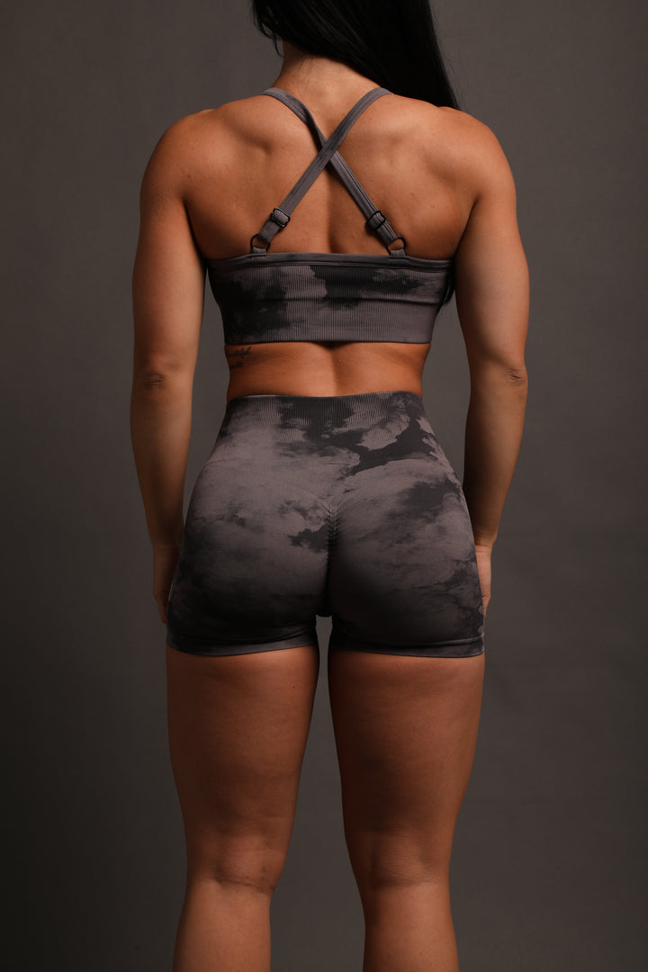 Wolves Forever Everson Seamless "Sierra" Shorts in Castle Gray Ghost Cloud