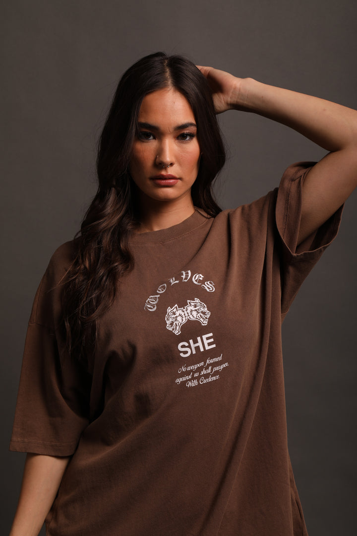 Chopper "Premium Vintage" Pump Cover Tee in Desert Dust