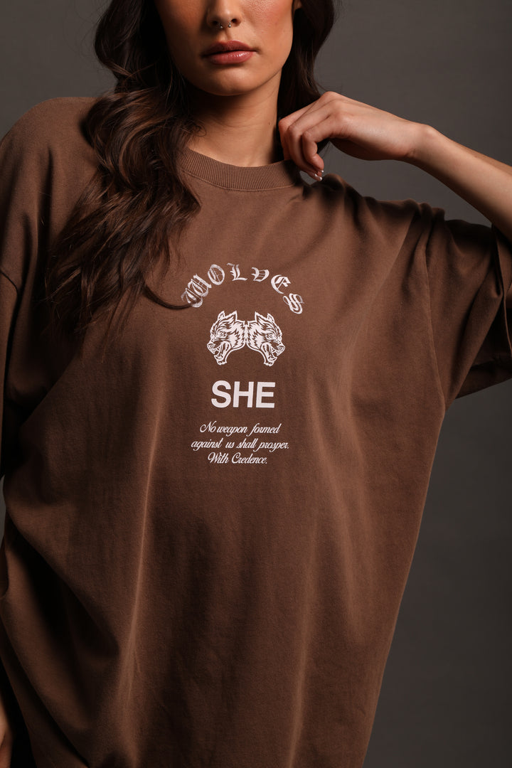 Chopper "Premium Vintage" Pump Cover Tee in Desert Dust