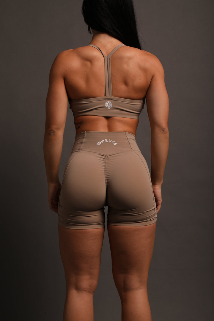 Chopper "Georgia" Energy Shorts in Taupe